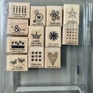 Stampin' Up Taggers Dozen stamp set